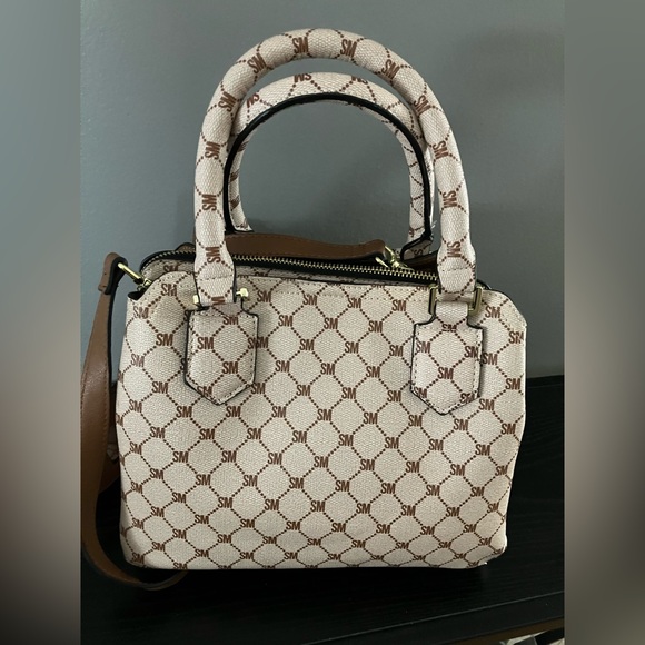 Steve Madden Cream and Brown Satchel - Picture 5 of 16